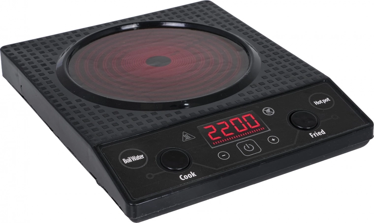 Inductiekookplaat met kookgeluiden