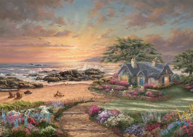 Puzzle Chalet sur le littoral 1000 pièces