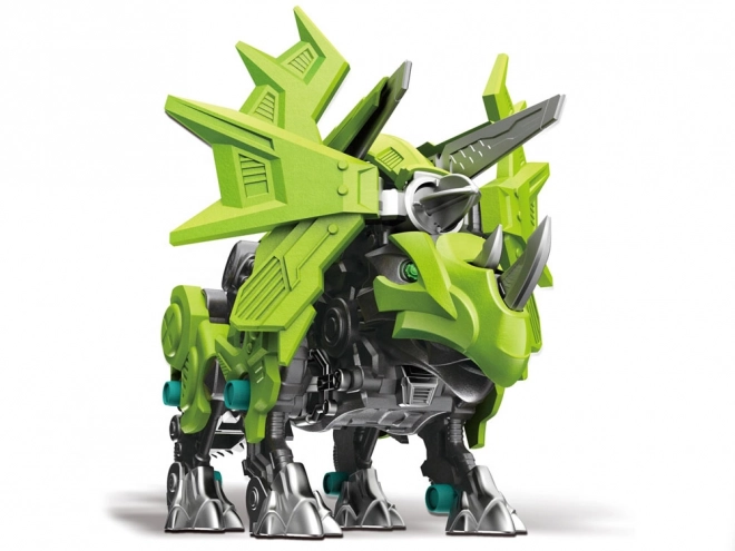 Bewegend model van een mechanische robot Triceratops