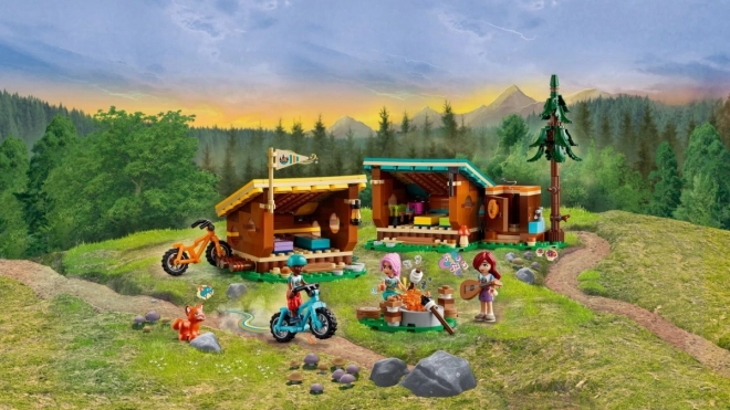 LEGO Friends 42624 Gezellige hutjes op het avonturenkamp