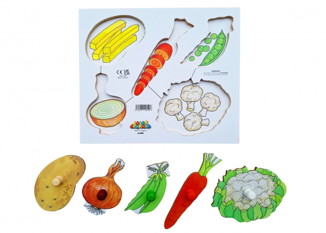 Just Jigsaws houten puzzel Schillen en snijden - 6 delen