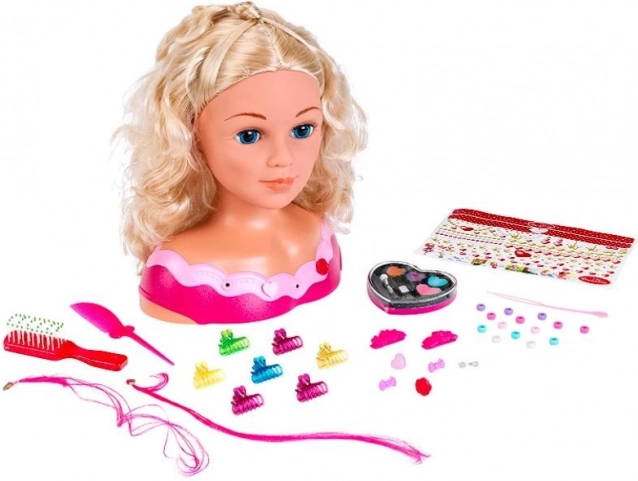 Tête à coiffer PRINCESS CORALIE avec accessoires