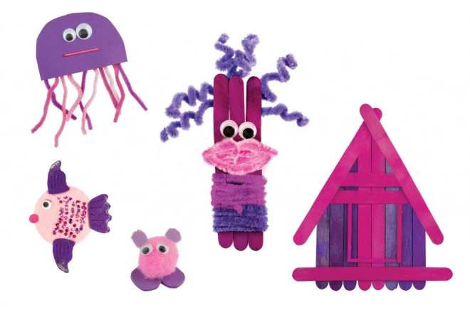 Grote creatieve doos roze