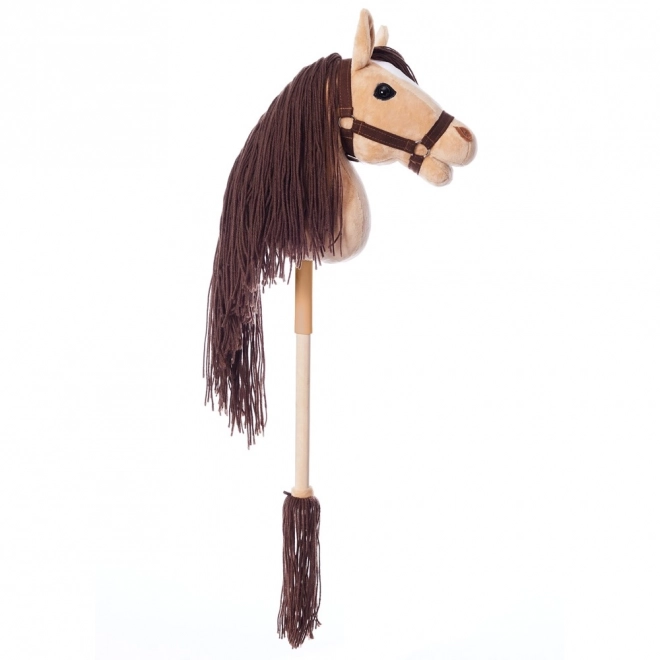 HOPPIHORSE stokpaard hobby horse formaat A3 beige