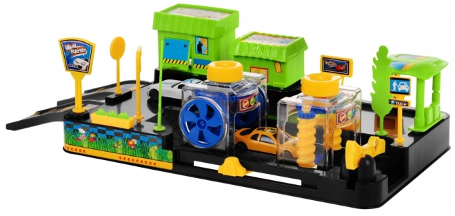 Wasmachine voor kinderen 3+ Zelfmontage + 2 auto's + bewegende delen