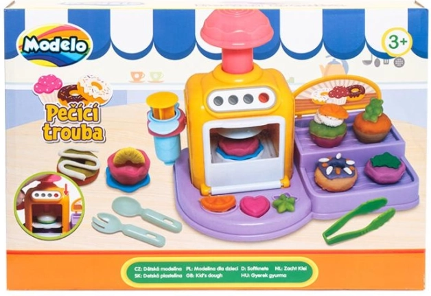 Modeling Oven – creative set with modeling clay and cutters