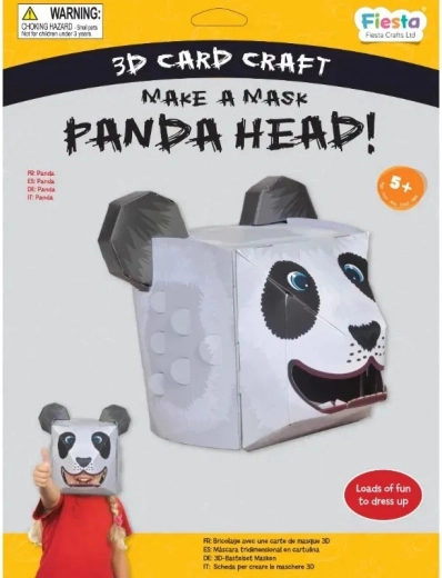 Fiesta Crafts Creative Kit 3D Panda Mask