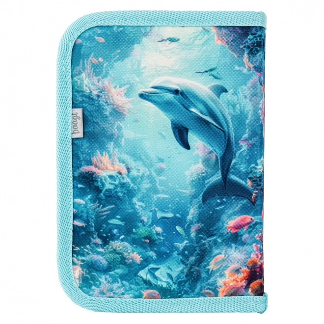 School Pencil Case Single-story Dolphin