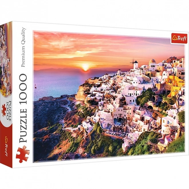 Puzzle Santorini Sonnenuntergang 1000 Teile