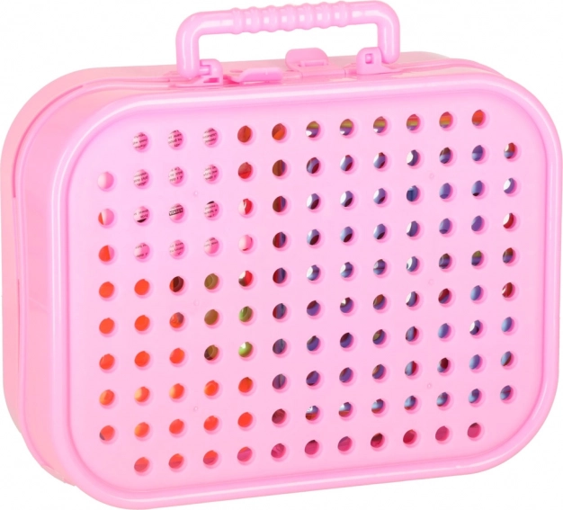 Mosaïque créative en valisette avec perceuse sans fil – jeu de construction pour enfants – Licorne