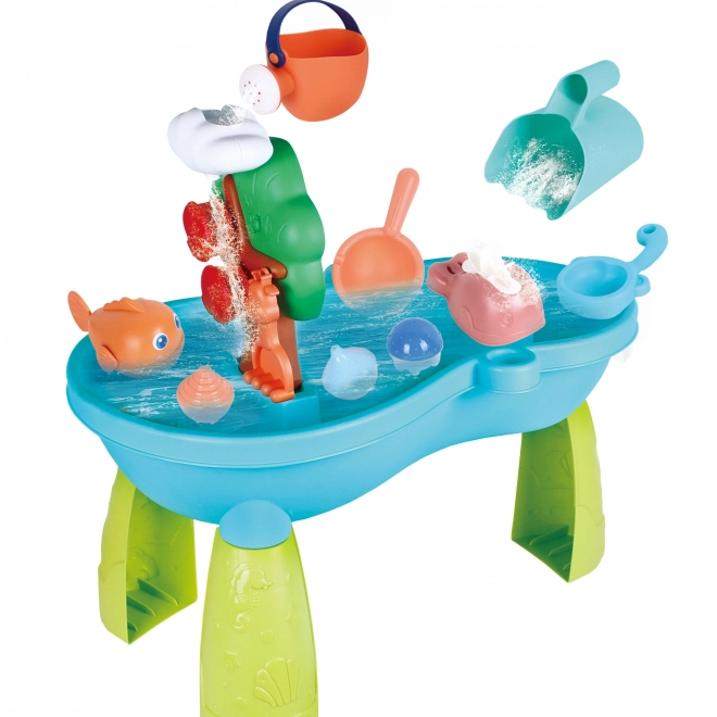 Children's Water Table 2-in-1 with Sandbox and Waterfall WOOPIE