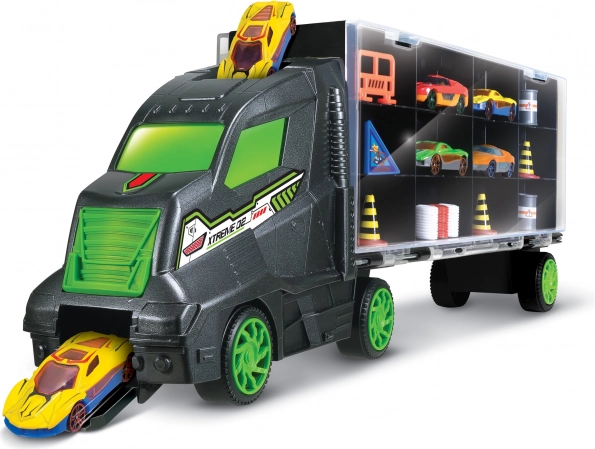 Autotransporter met metalen auto’s 48 cm
