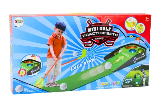 Mini golfset arcade spel geluiden lichten