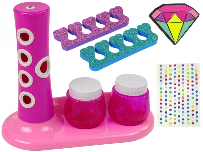Nagellak Set met Glitter Dispenser Nagellak Stickers
