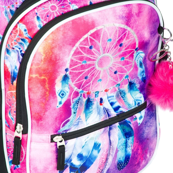 Schulrucksack Core mit Traumfänger Motiv