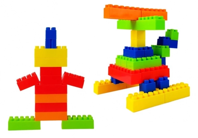 Bouwblokken in potje Auto 35 cm 205 blokken