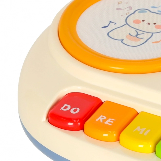 Piano éducatif interactif pour enfants couleur beige