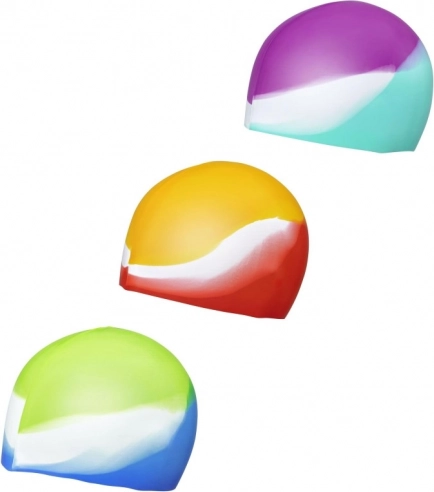 BESTWAY Silicone Kids Swim Cap, Multicolor, 3+
