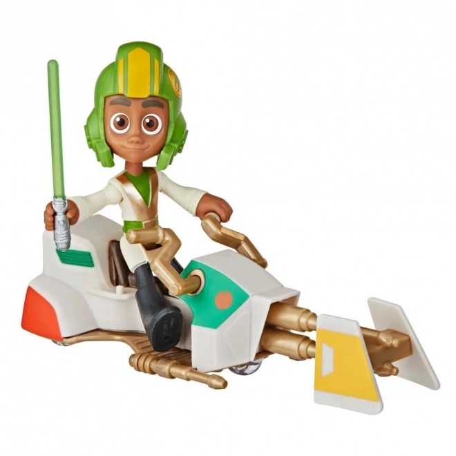 Star Wars Voorschoolse actiefiguur met voertuig, Kai