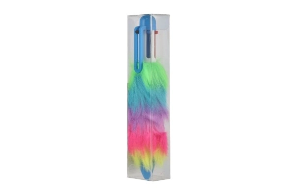 Teddies colorful plush pen with tassels