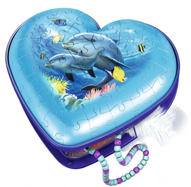 Ravensburger 3D puzzle Heart Underwater World 54 pieces