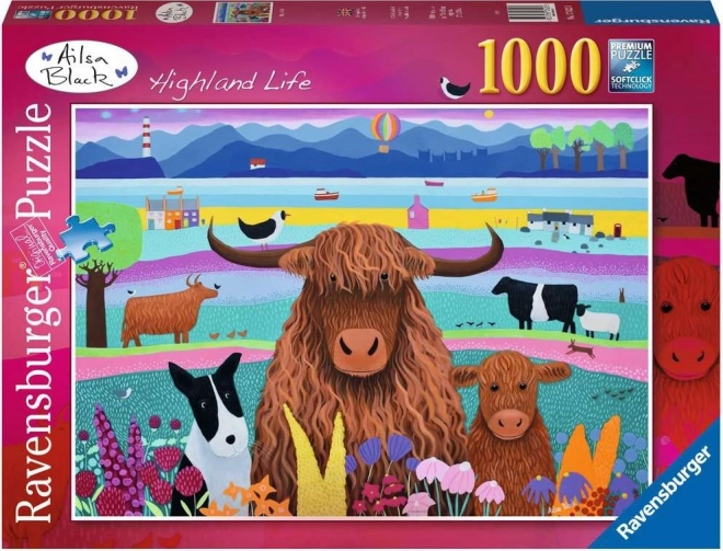 Ravensburger Puzzle Leben auf der Böhmisch-Mährischen Höhe 1000 Teile