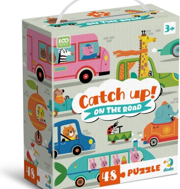 Puzzle Attrape-les : Sur la route 48 pièces