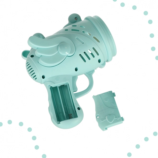 Bellenpistool met vleugels blauw