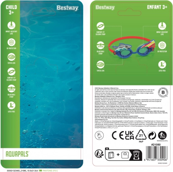 Lunettes de natation pour enfants AquaPals