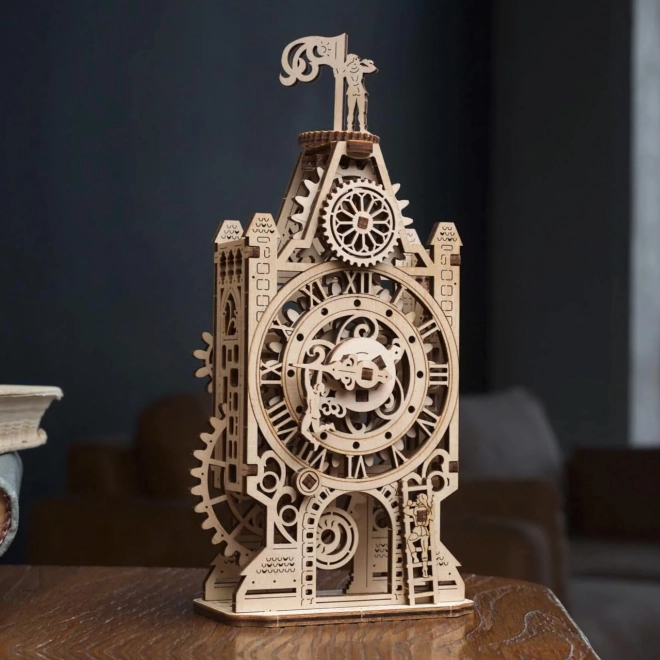 Ugears 3D houten mechanische puzzel Klokkentoren