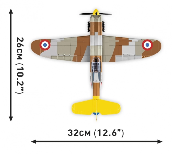 COBI 5734 II WW Dewoitine D.520, 1:32, 335 k, 1 f