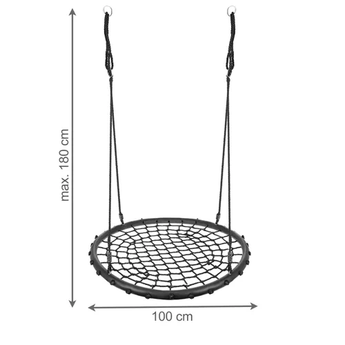 Swing - Stork Nest 100cm - Black Netting