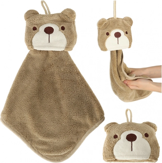 Kinderhanddoek met berenmotief 42x25 cm