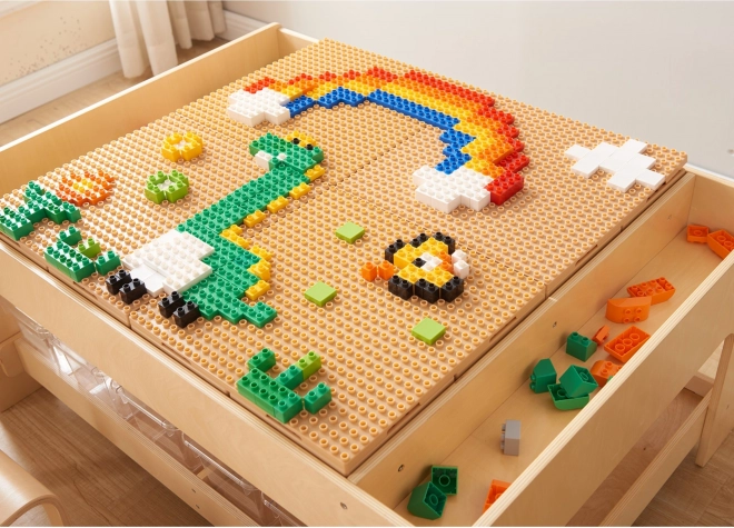 MASTERKIDZ STEM Construction Set with 563 Pieces and 4 Extensions for Panel