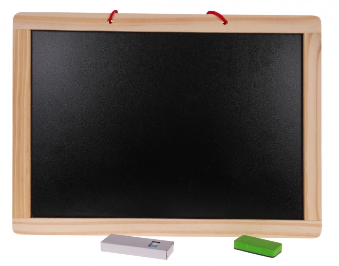 Houten bord + accessoires