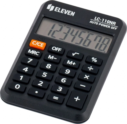 ELEVEN Pocket Calculator - Black
