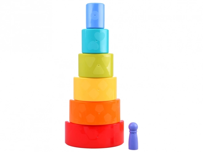 Montessori regenboogkameleon puzzel 18m+
