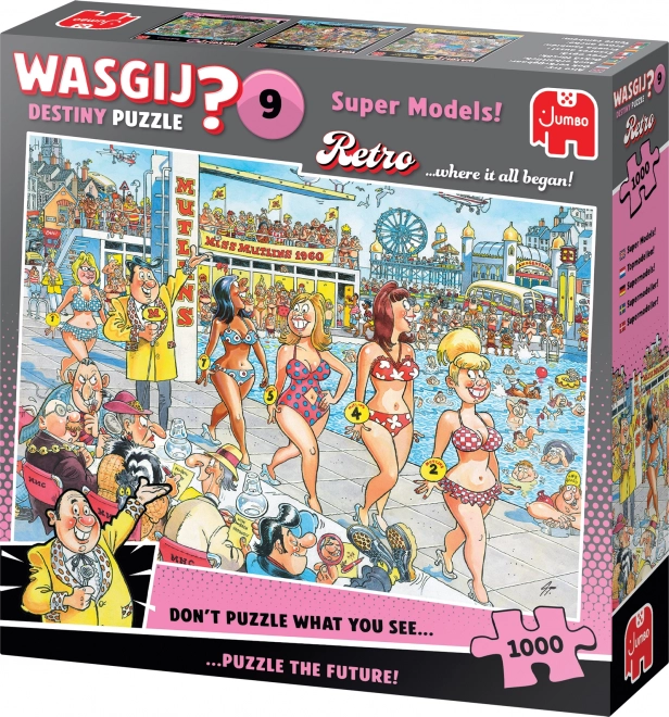 Wasgij Destiny 9: Super Modellen Puzzel 1000 Stukken