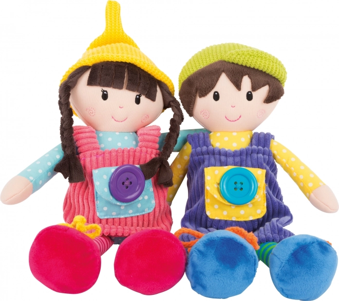 stoffen poppen Emma en Noah small foot
