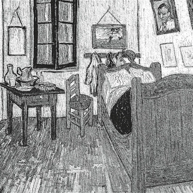 Artistic Puzzle into Frame Bedroom in Arles 500 Pieces