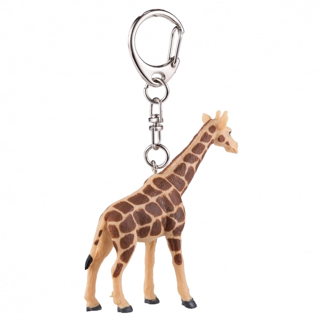 Sleutelhanger met giraffenfiguur