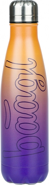 Thermosfles geel-paars 500 ml
