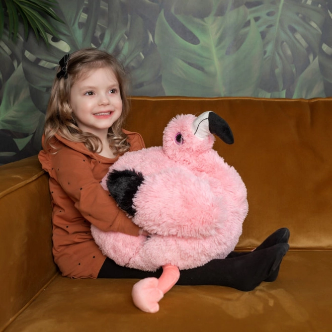 Cozy Noxxiez HW716 Flamingo - verwarmend knuffelkussen 3 in 1