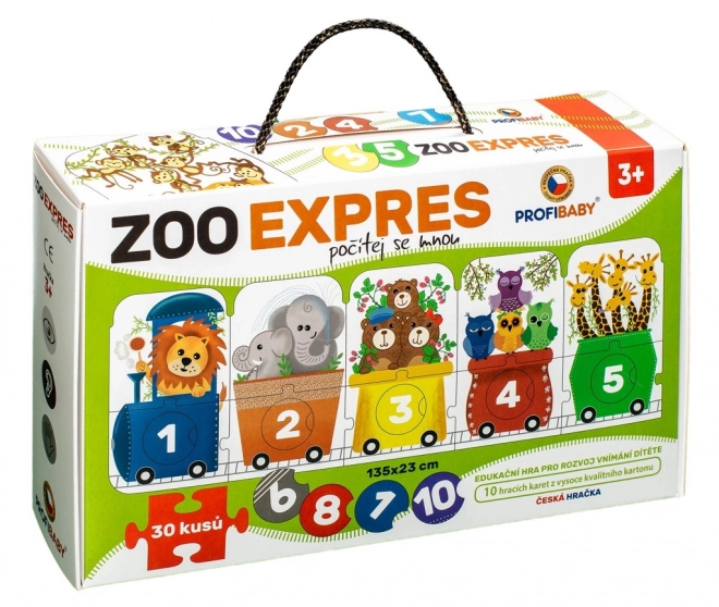 Puzzle ZOO Expres - Tel Met Mij 30 Stukken