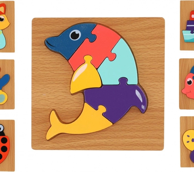 Wooden Puzzle Animals Mix of Species