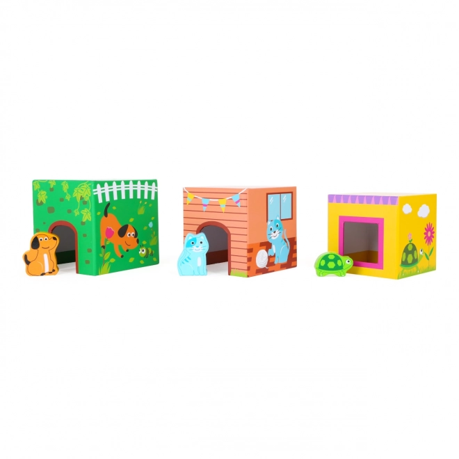 Small Foot Toren met blokken en houten diertjes