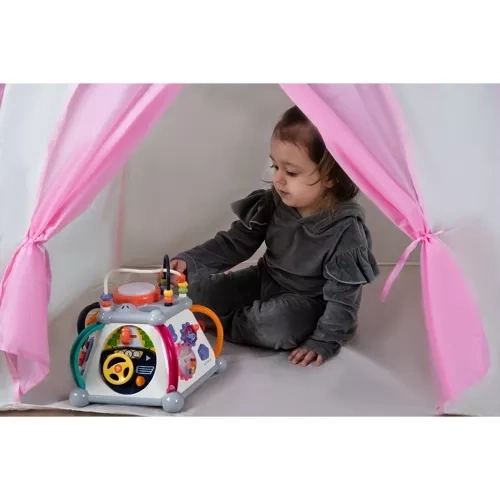 Kindertent HUIS + lichtjes 23472