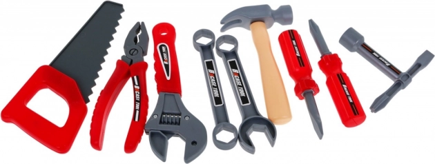 Rijke set gereedschap en accessoires