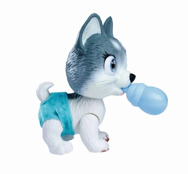 Hund Husky Pamper Petz in der Wanne