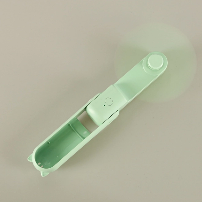 Mini draagbare USB ventilator opvouwbaar groen